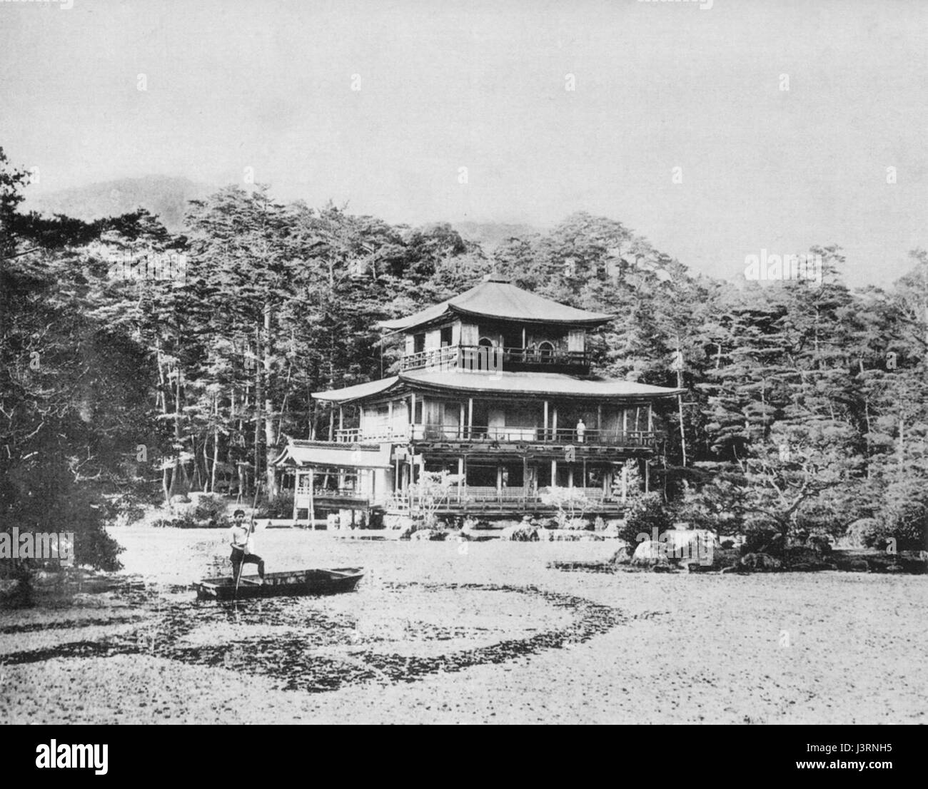 Kinkakuji, 1893 Stock Photo
