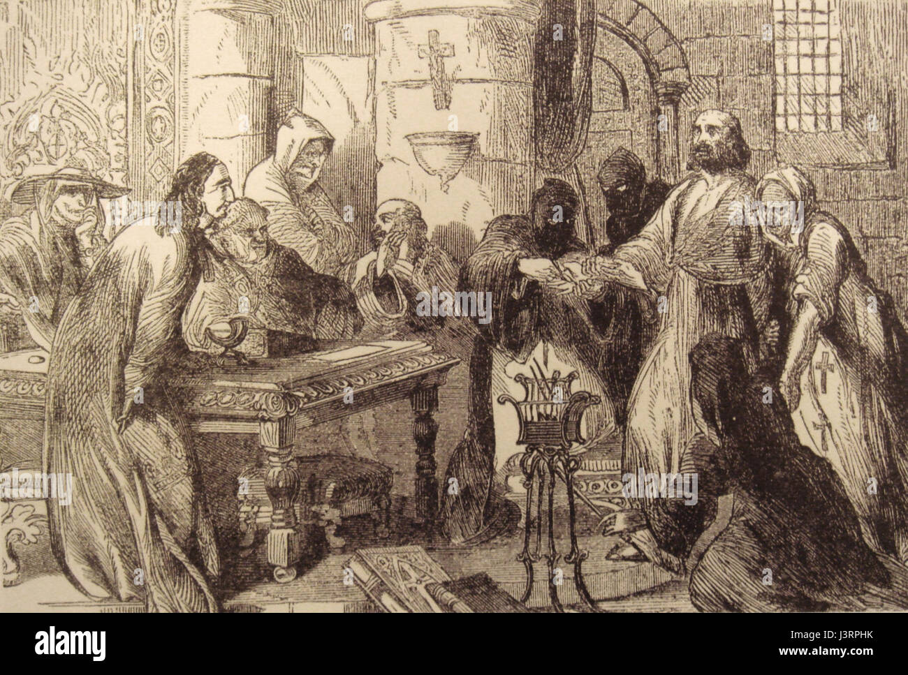 Jacques de molay execution hi-res stock photography and
