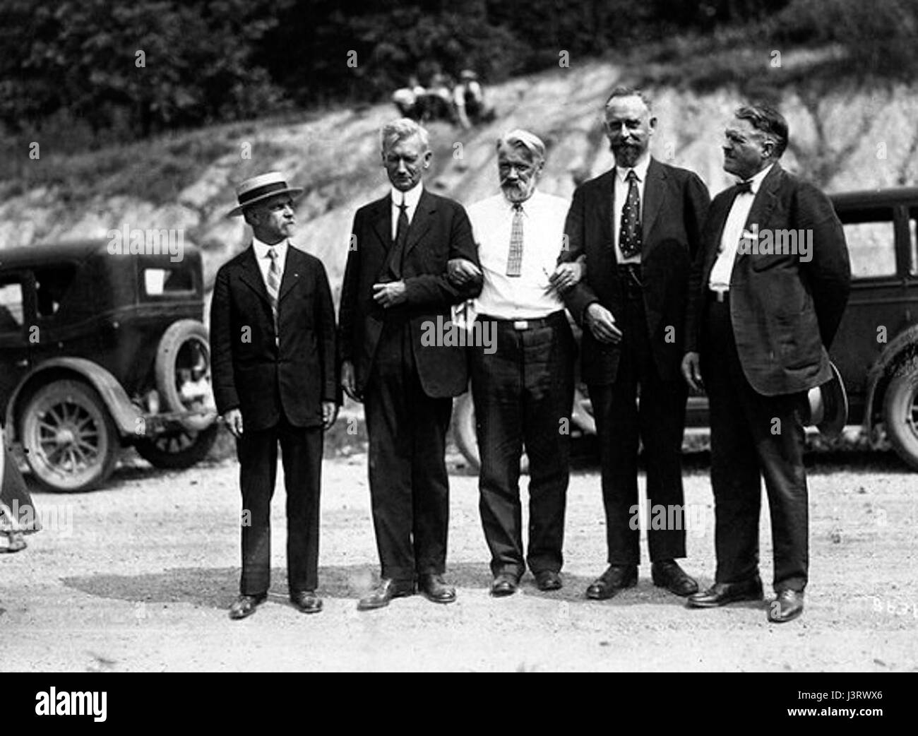 International scientific collaboration Black and White Stock Photos