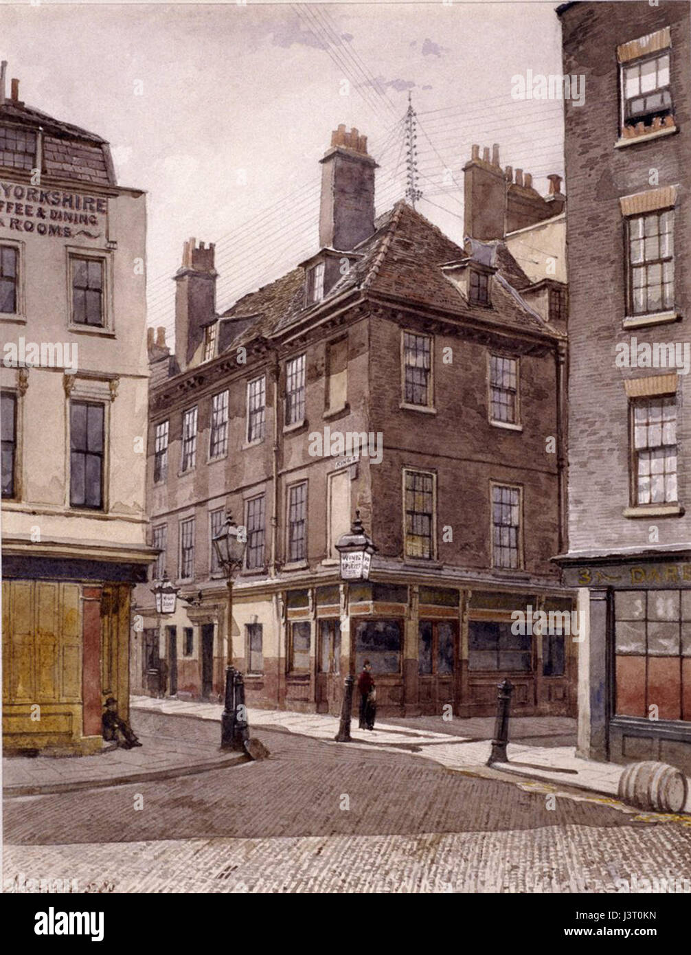 King Street, Stepney, London by John Crowther Stock Photo