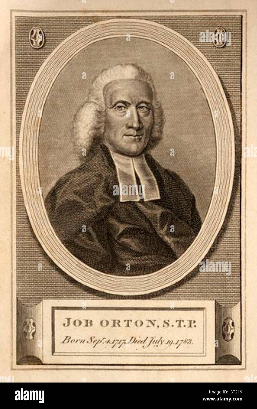 Job Orton was an individual whose life or work might have had significance in a specific historical or professional context, likely contributing to arts, politics, or literature. Stock Photo