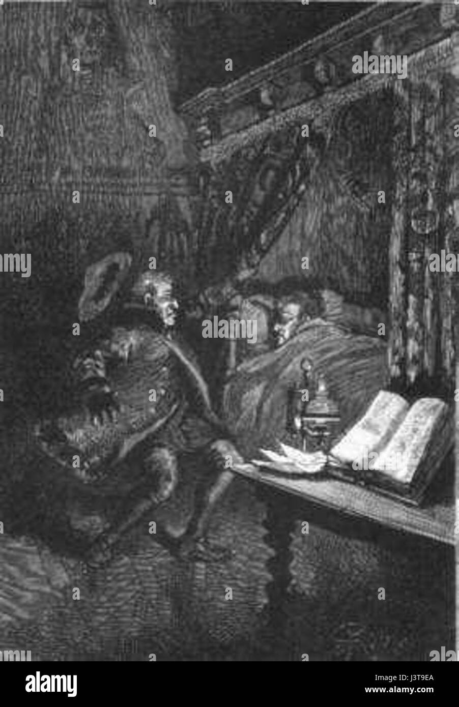 Illustration to Frritt Flacc by Jules Verne Stock Photo