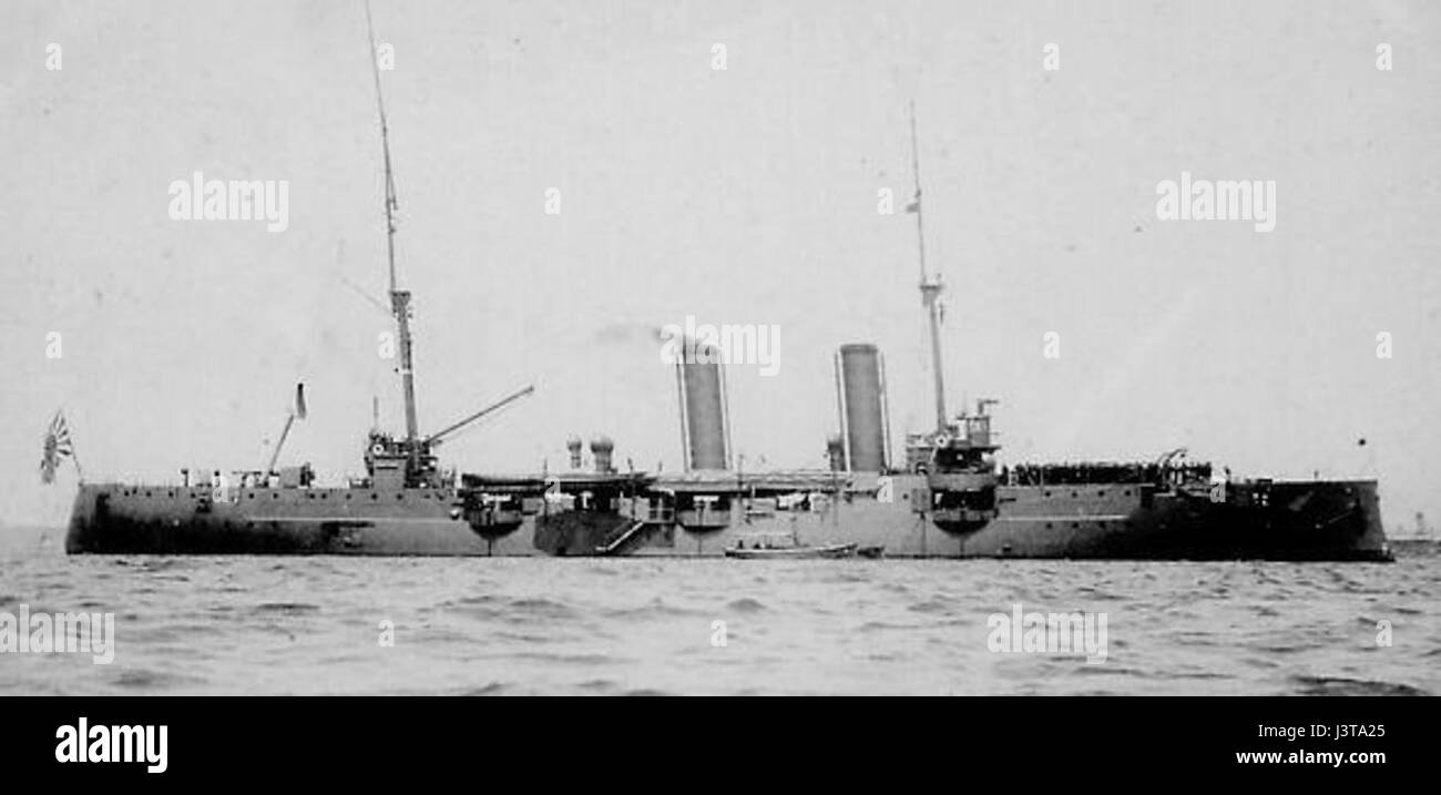 Japanese cruiser Suma Stock Photo