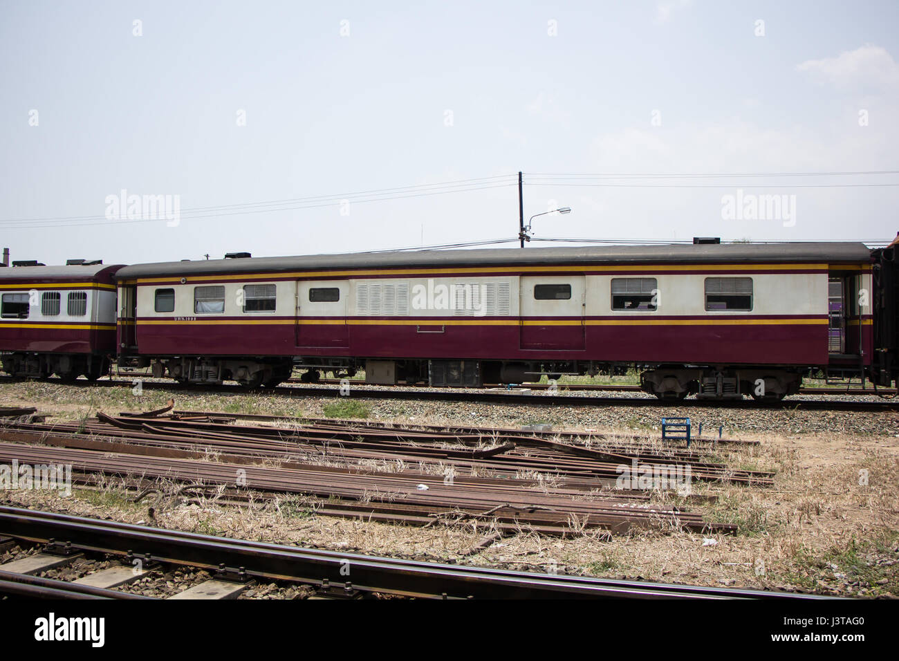 CHIANG MAI, THAILAND APRIL 25 2017 Passenger car class 3 car For