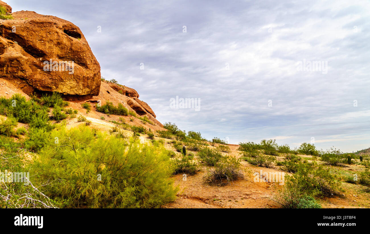 Erosion of the Red Sandstone Buttes created interesting Rock Formations
