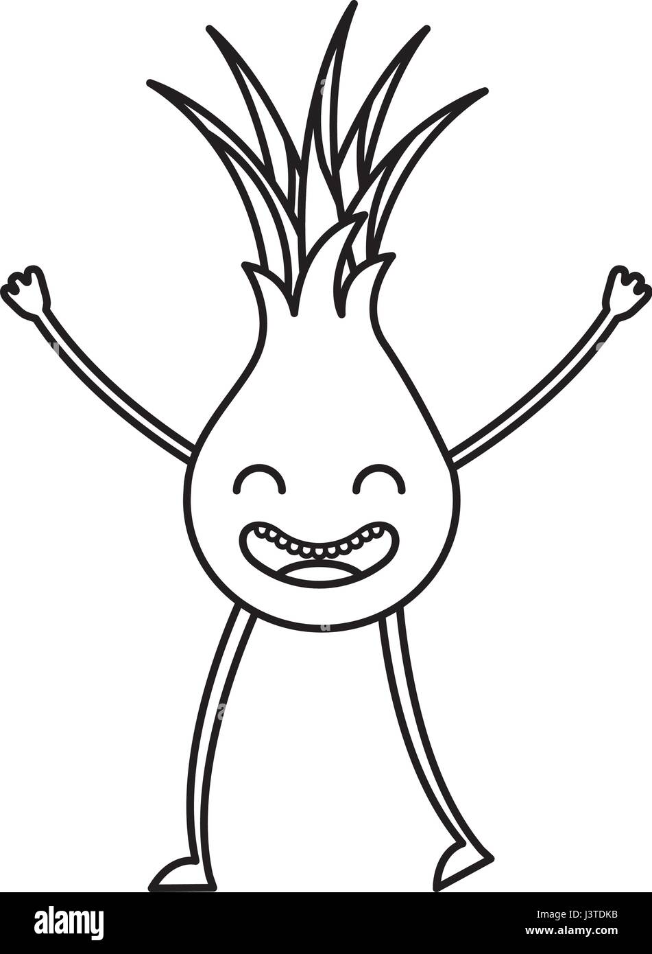 Kawaii cute happy onion vegetable Stock Vector Images - Page 2 - Alamy, image size:951x1390
