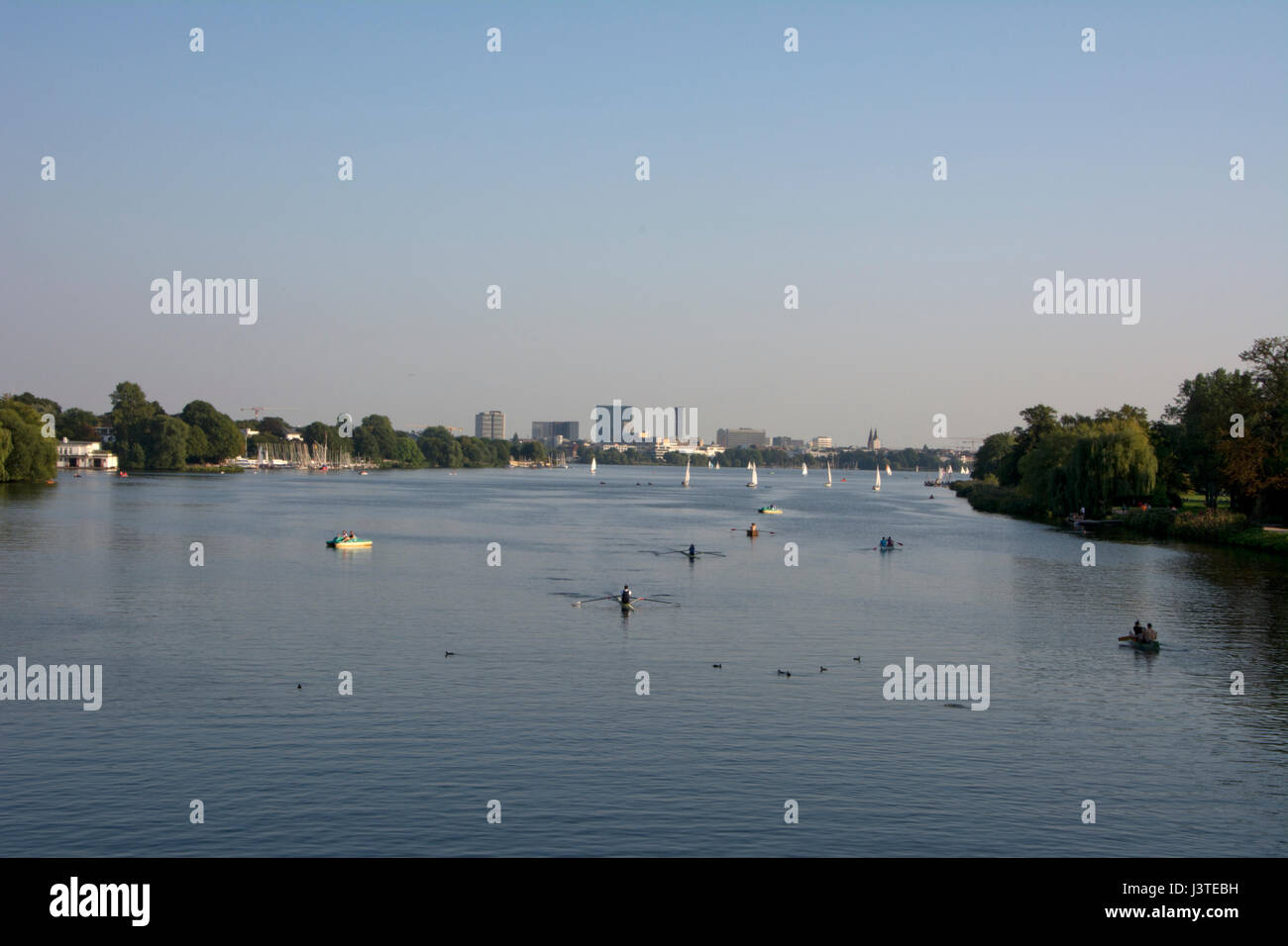 River Elbe, Hamburg, Germany Stock Photo - Alamy