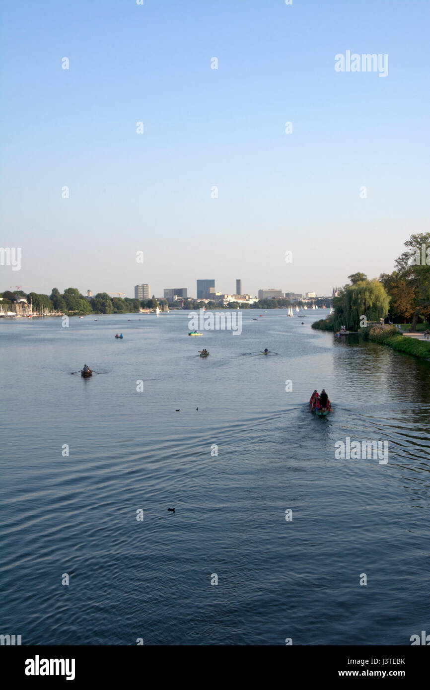 River Elbe, Hamburg, Germany Stock Photo - Alamy