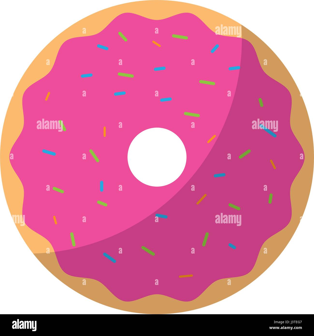 sweet and delicious donut Stock Vector Image & Art - Alamy