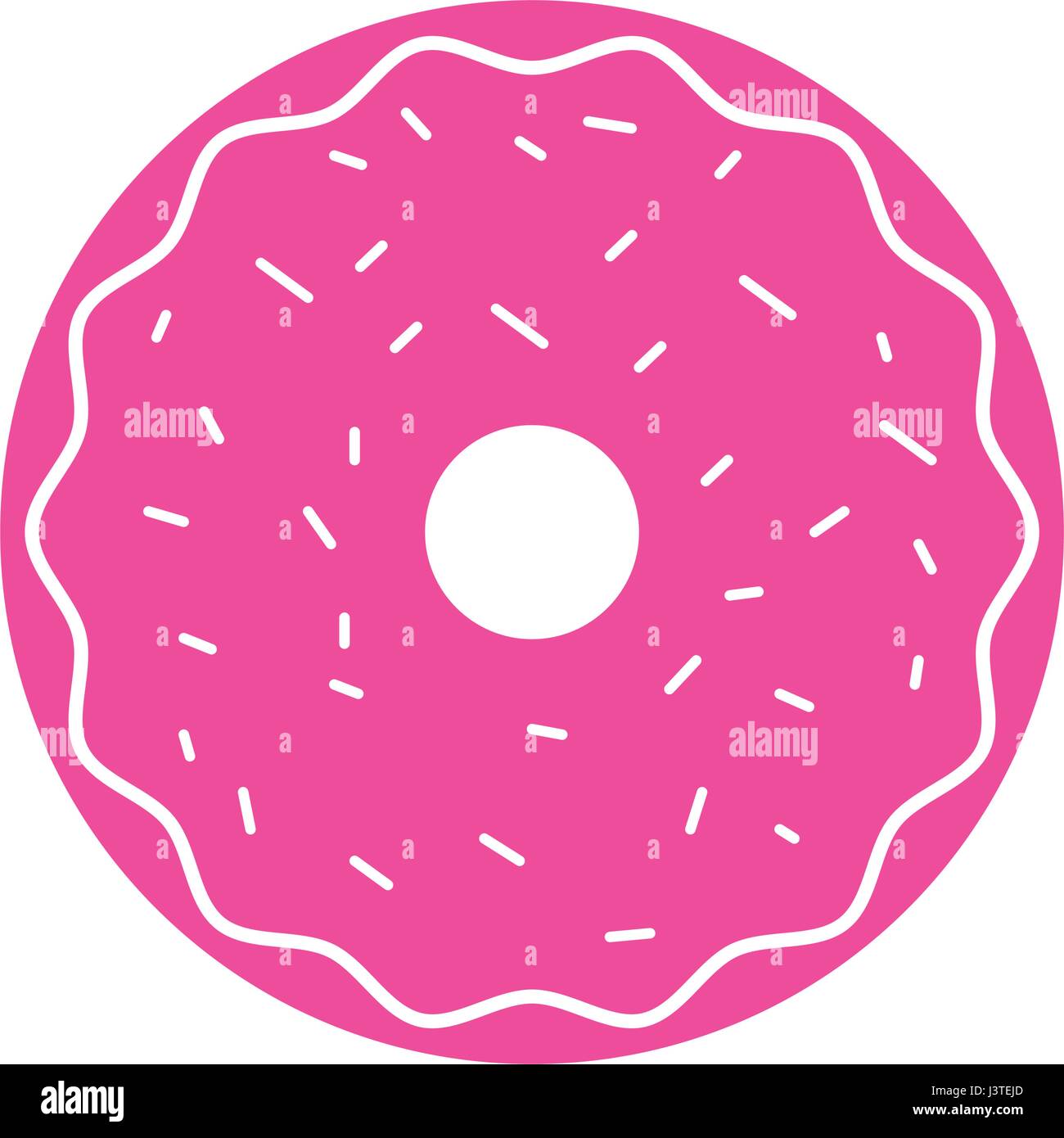 sweet and delicious donut Stock Vector Image & Art - Alamy
