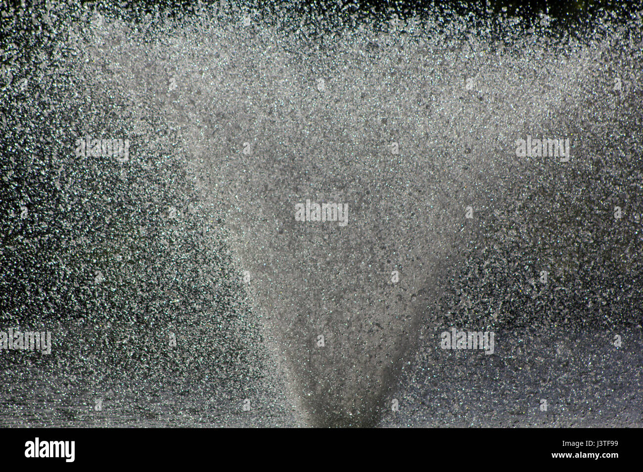 Water fountain on a pond Stock Photo - Alamy