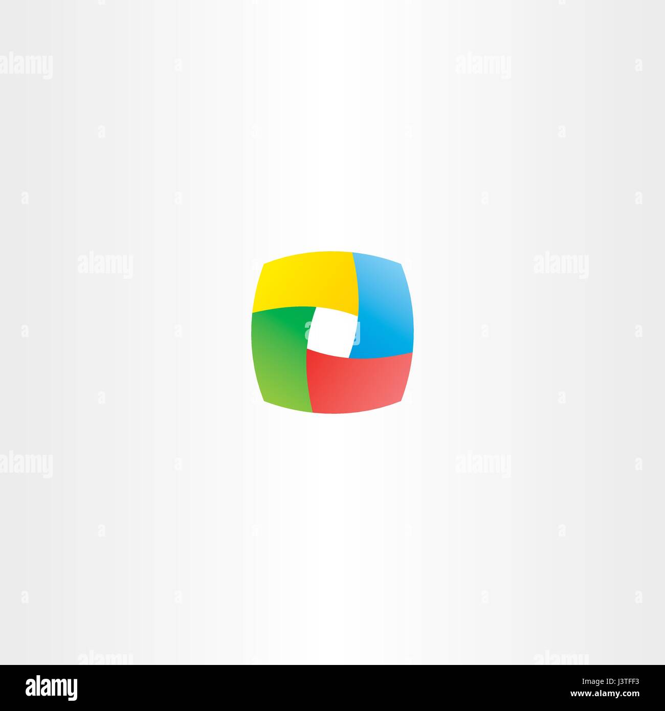 abstract business colorful cube logo square box icon element Stock ...