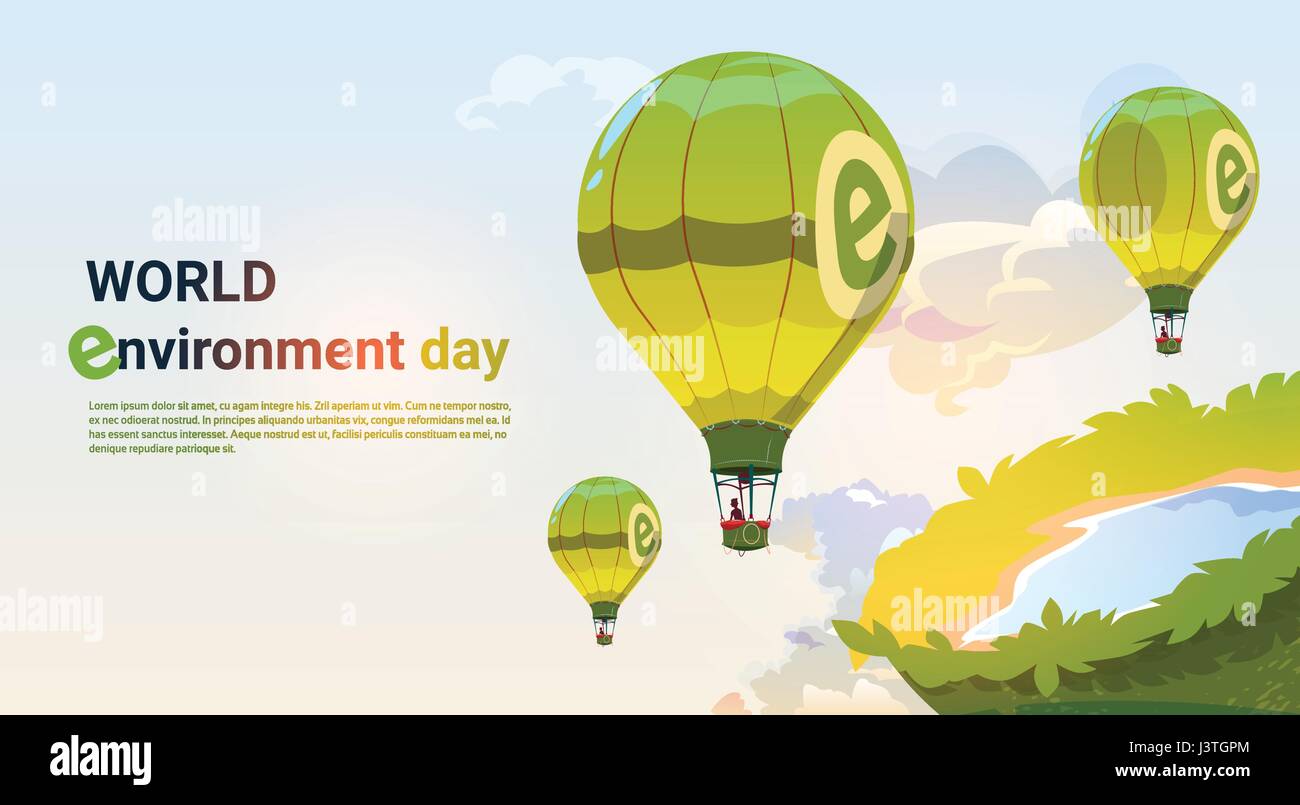 World Environment Day Ecology Protection Holiday Greeting Card Stock ...