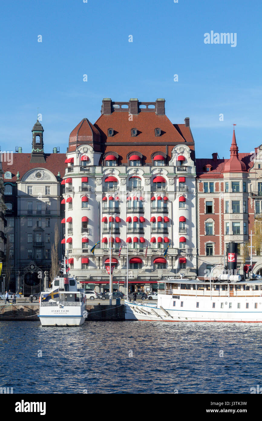 Nybroviken landmark house Stock Photo Alamy