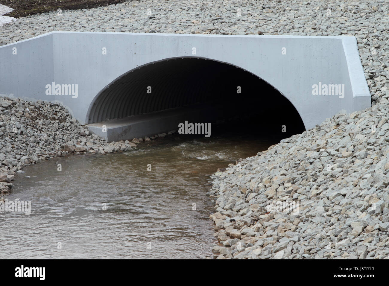 Concrete drainage spillway Stock Photo Alamy