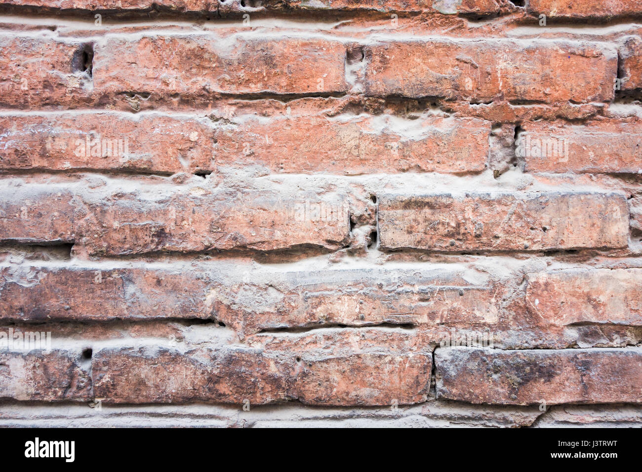Old grunge red brick wall background texture Stock Photo - Alamy