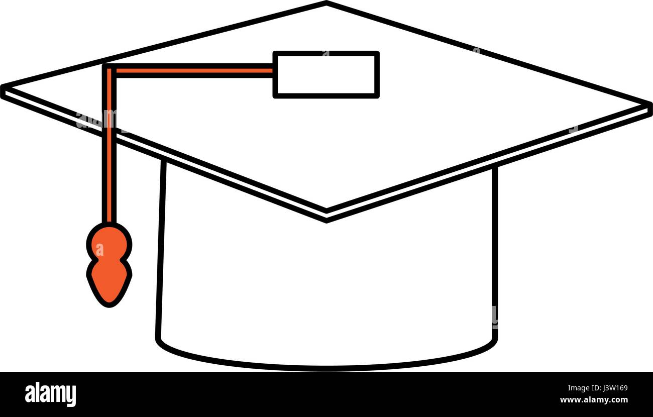 Silhouette image graduation cap hi-res stock photography and images - Alamy
