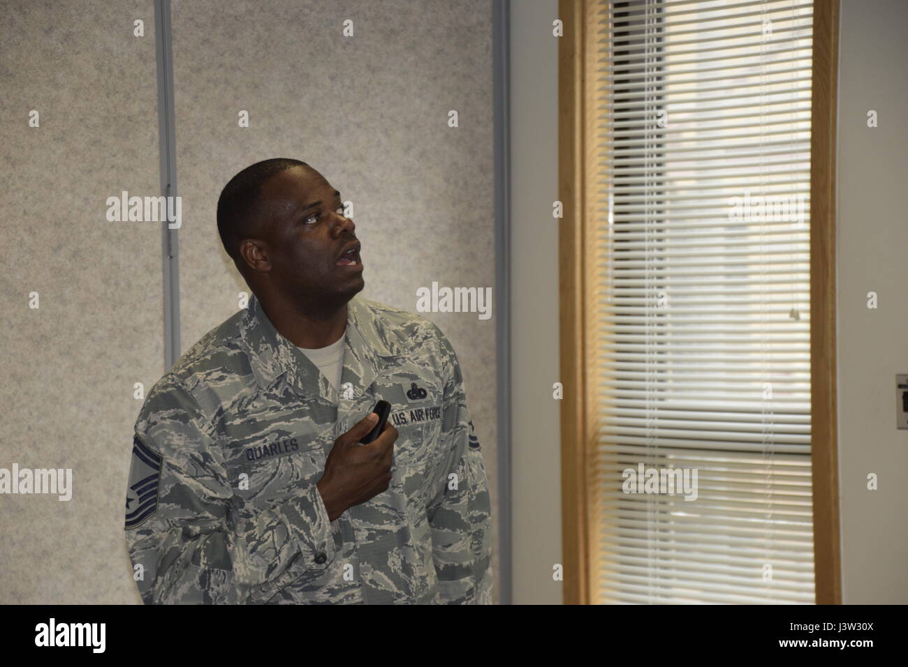 Senior Master Sgt. Aubrey Quarles, MISTER president, 51st Fighter Wing