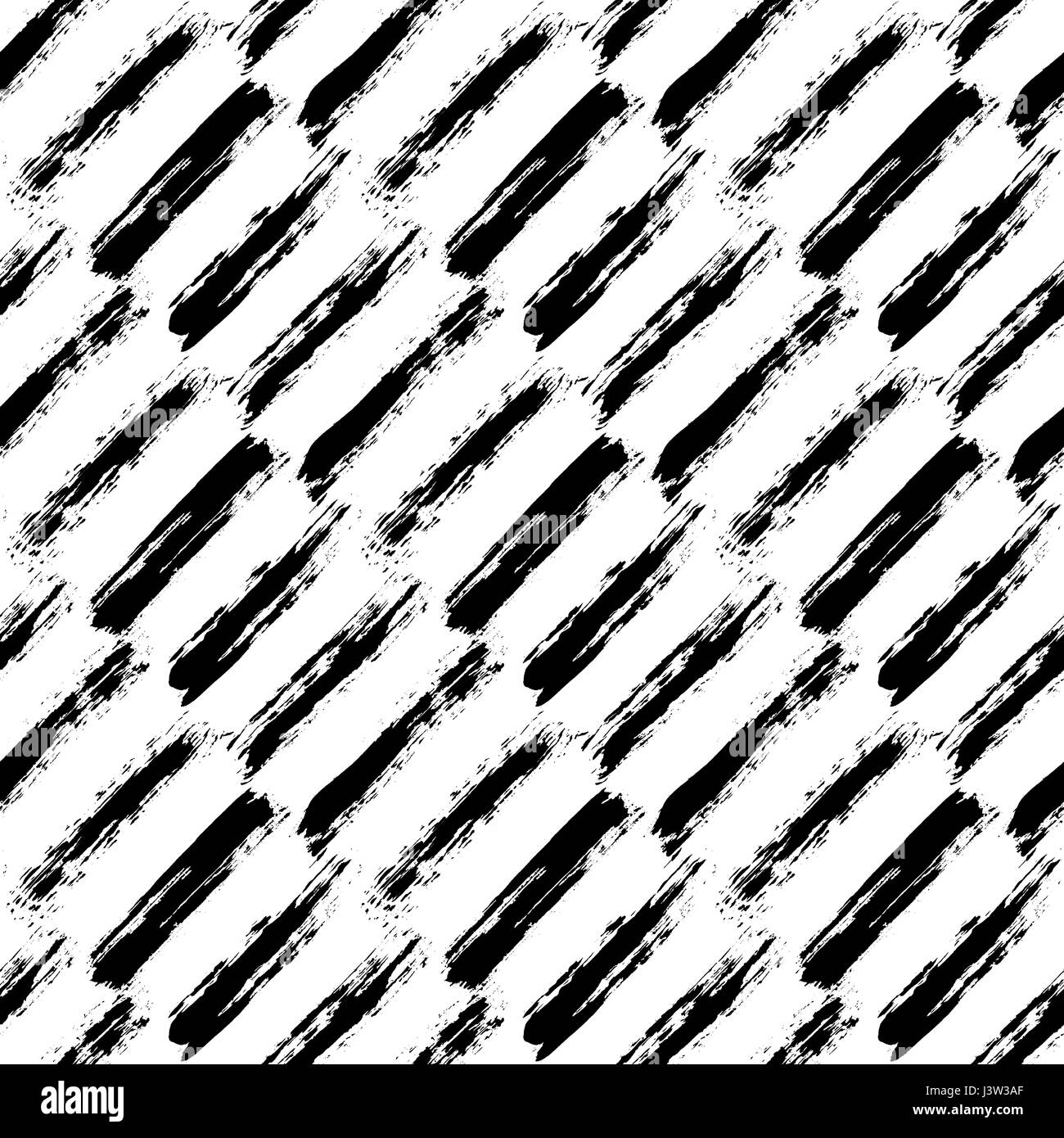 Brush Strokes Painted Pattern Diagonal Stock Vector