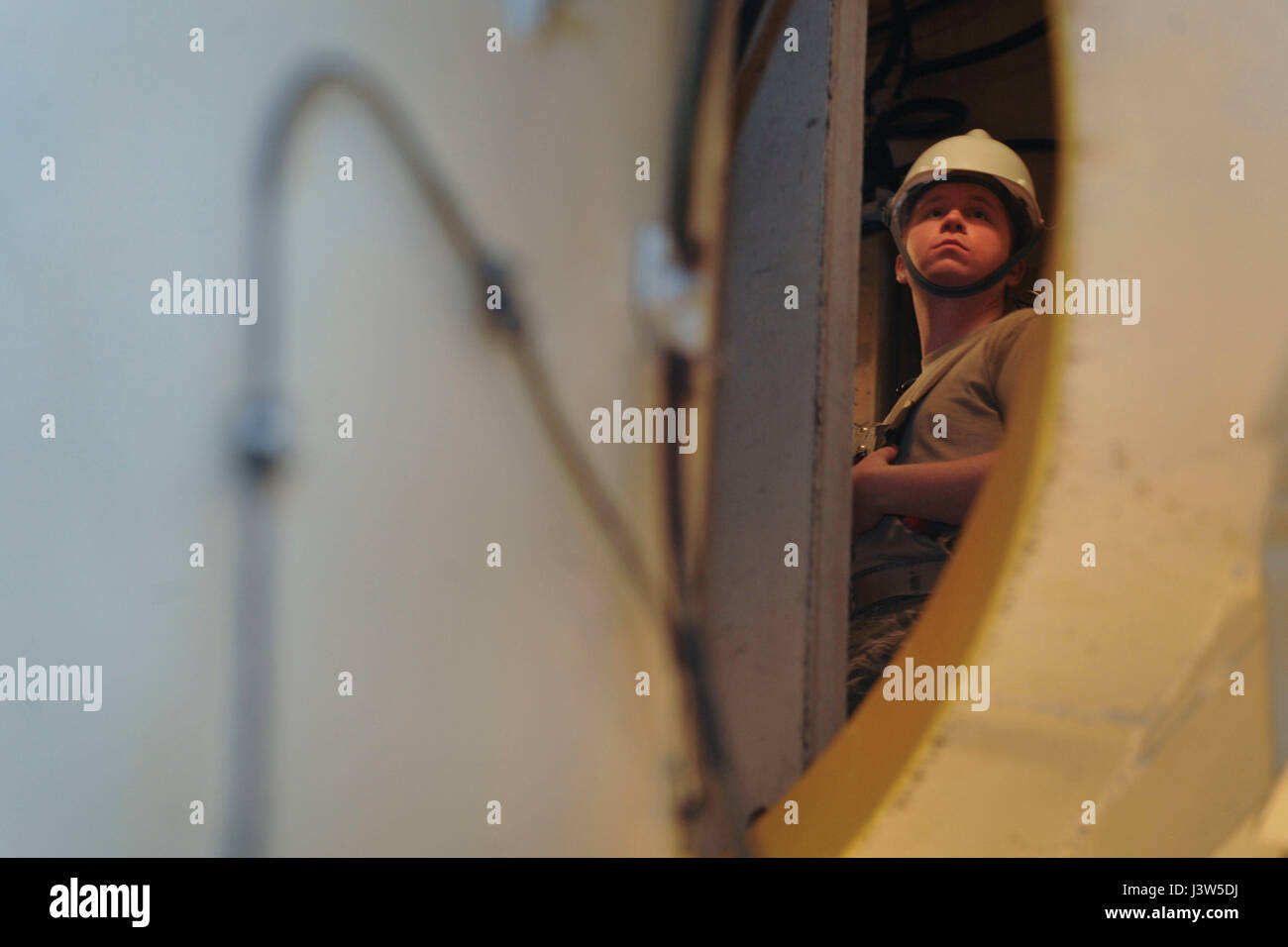 Air Force Material Command personnel engaged with Airmen at Minot Air ...