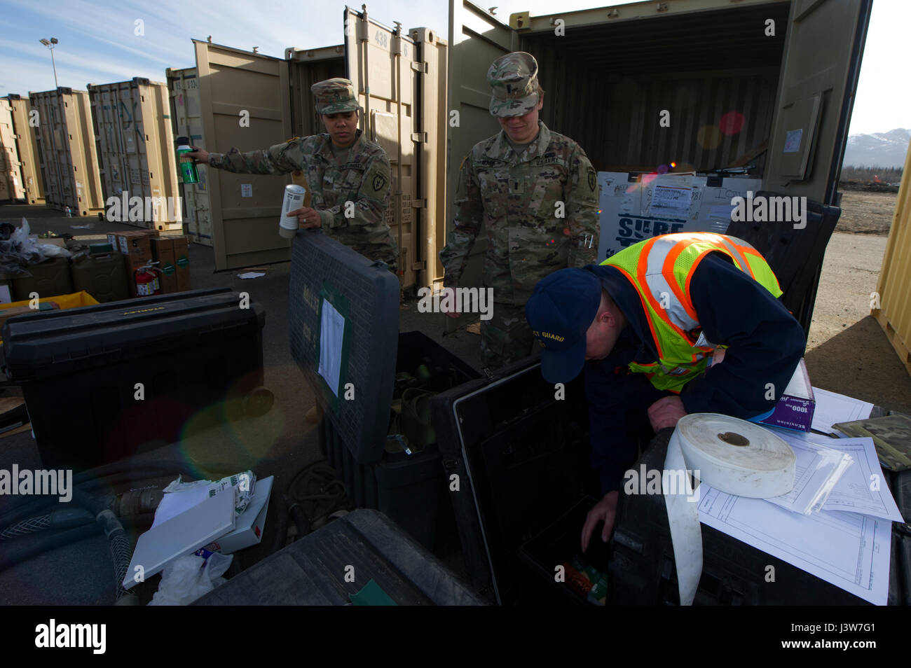 U.S. Coast Guard Marine Science Technician Petty Officer 1st Class Gary