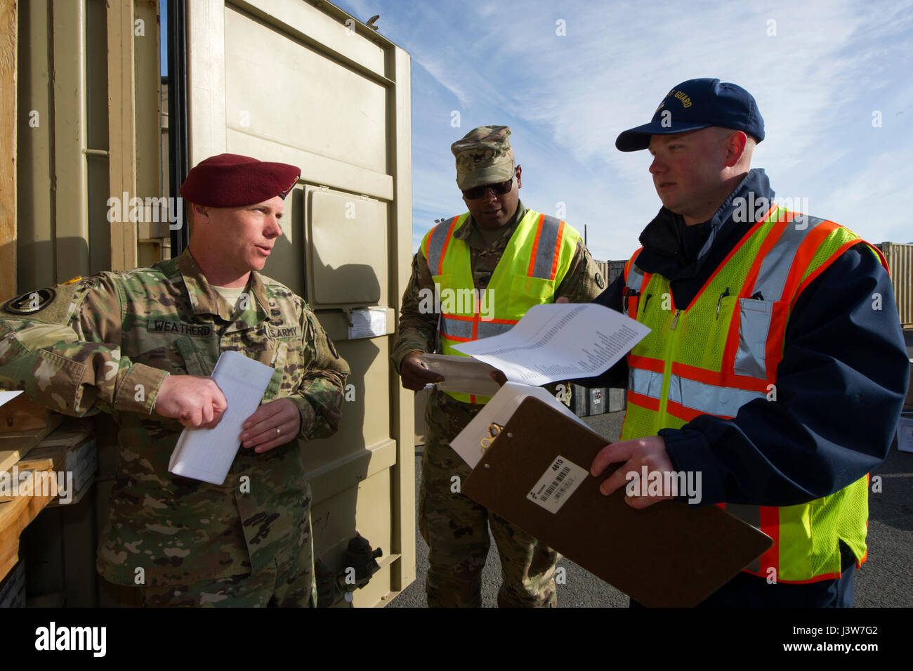 U.S. Coast Guard Marine Science Technician Petty Officer 1st Class Gary
