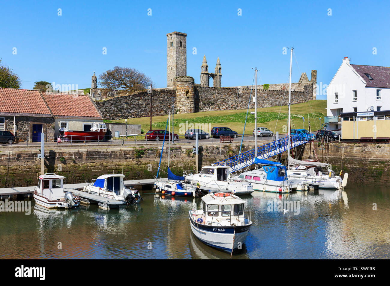 Harbour at St Andrews, Fife, Scotland Stock Photo