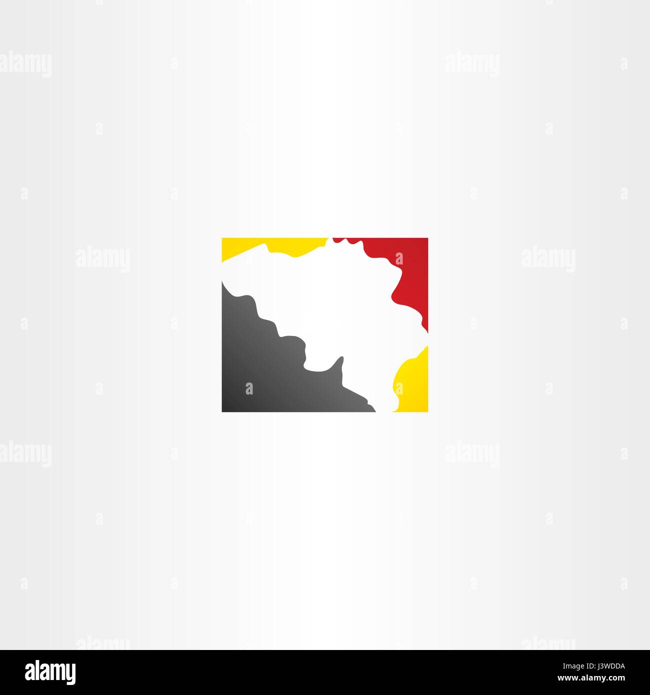 belgium map logo icon vector sign Stock Vector Image & Art - Alamy