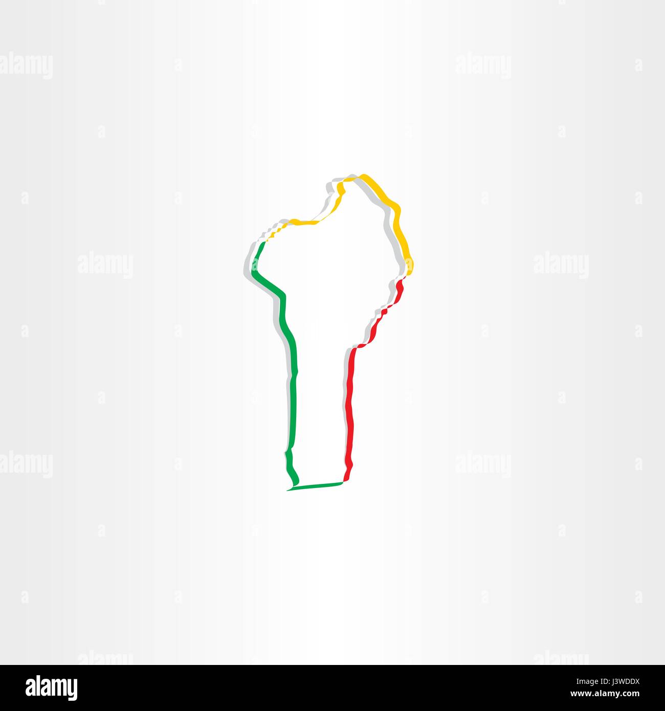 benin map icon vector design Stock Vector Image & Art - Alamy