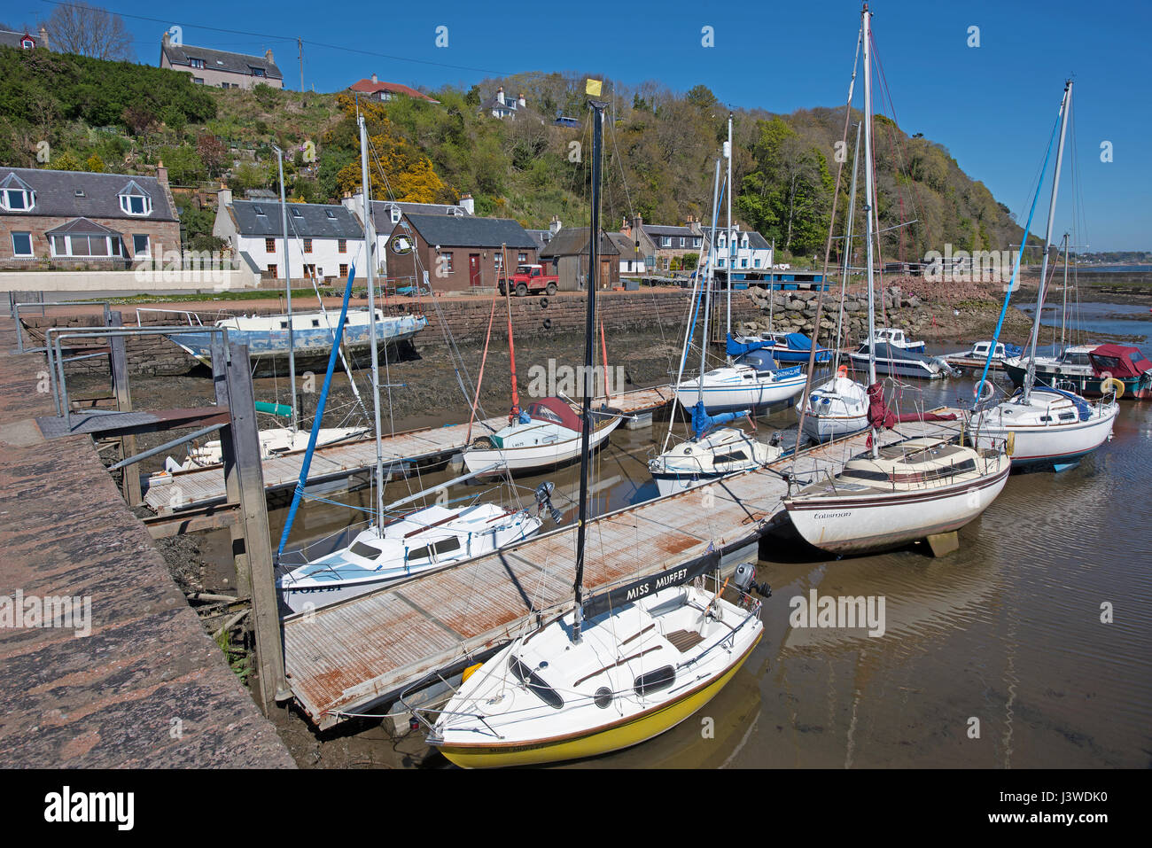 Low tide at Avoch on the Black Isle on the Moray Firth Stock Photo Alamy