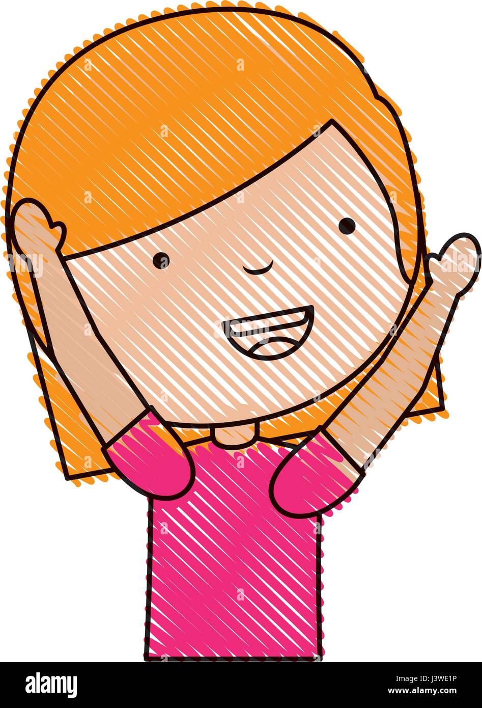 cute little girl student Stock Vector Image & Art - Alamy