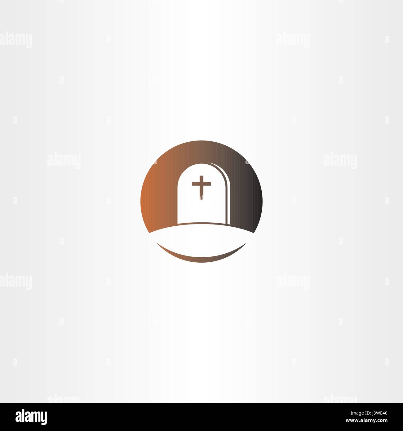 circle tomb icon vector sign design Stock Vector Image & Art - Alamy