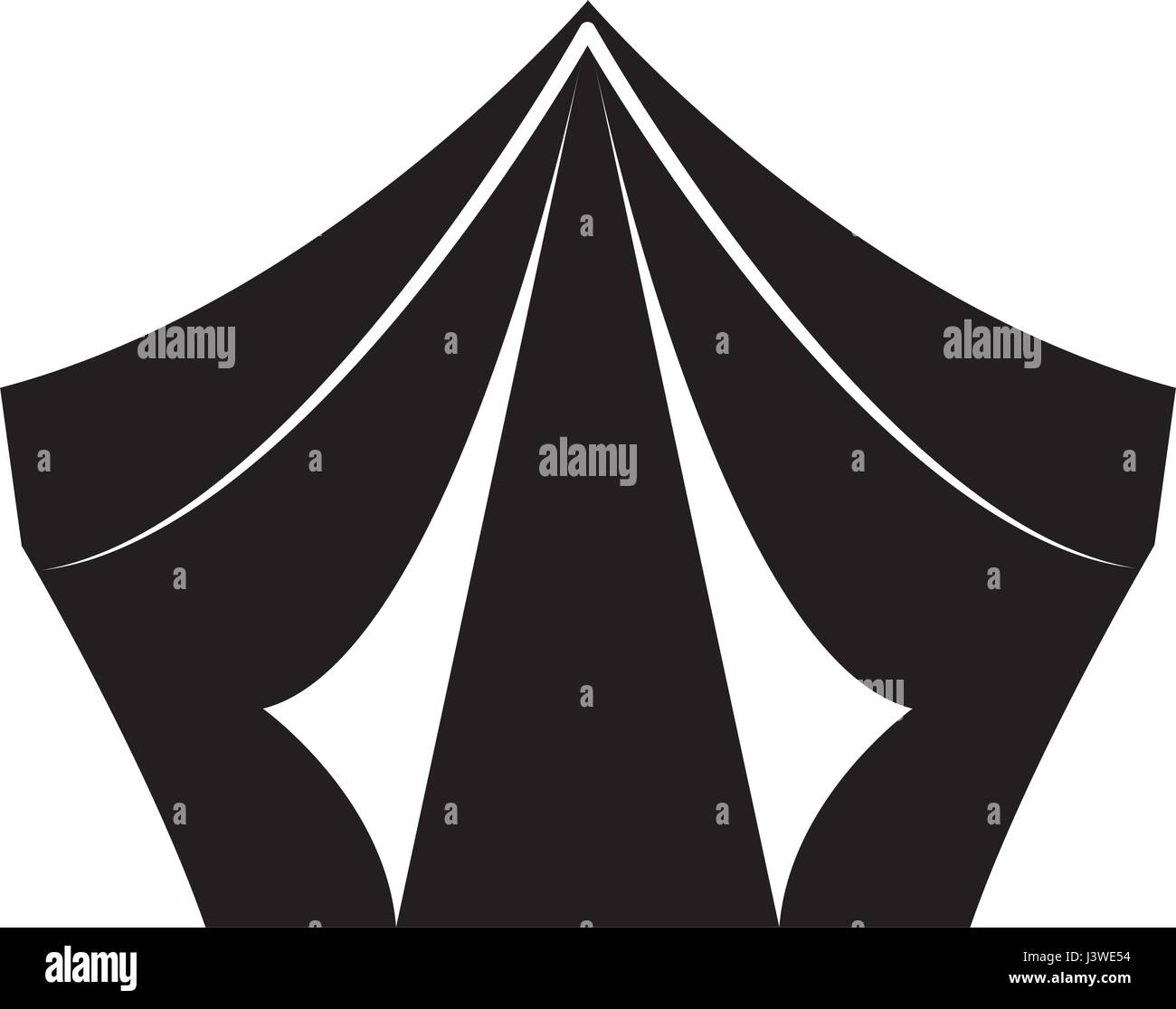 camping tent isolated icon Stock Vector Image & Art - Alamy