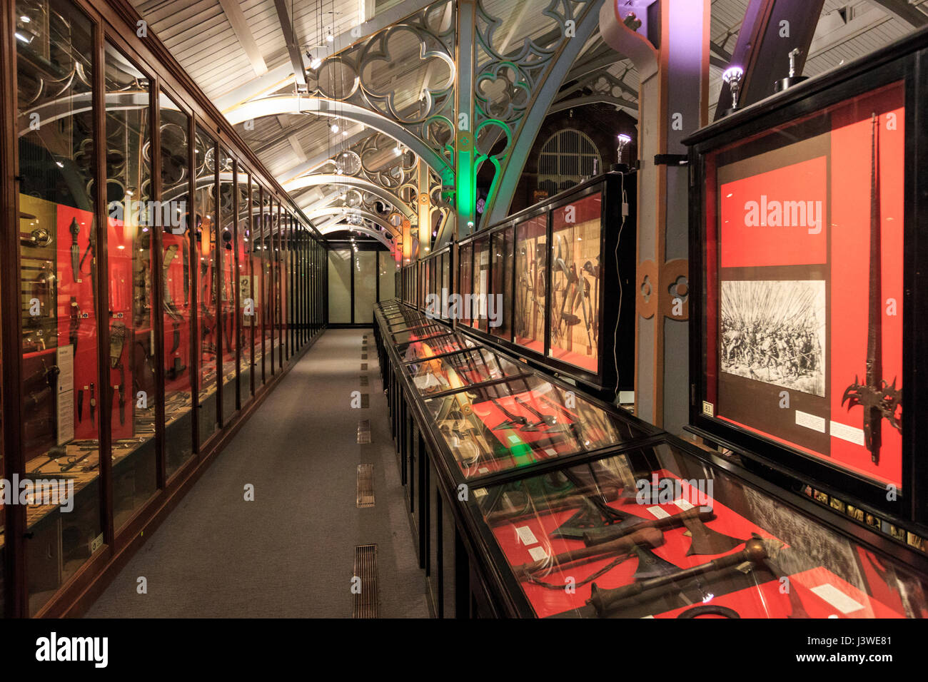 Interior of the Pitt Rivers Museum, Oxford University, England Stock ...
