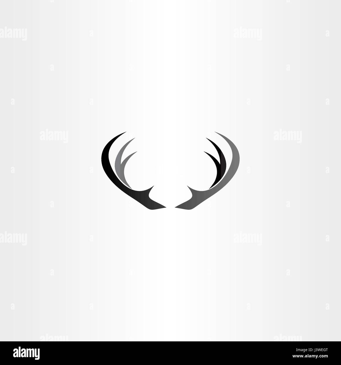 Deer symbol Black and White Stock Photos \u0026 Images - Alamy, image size:1300x1390