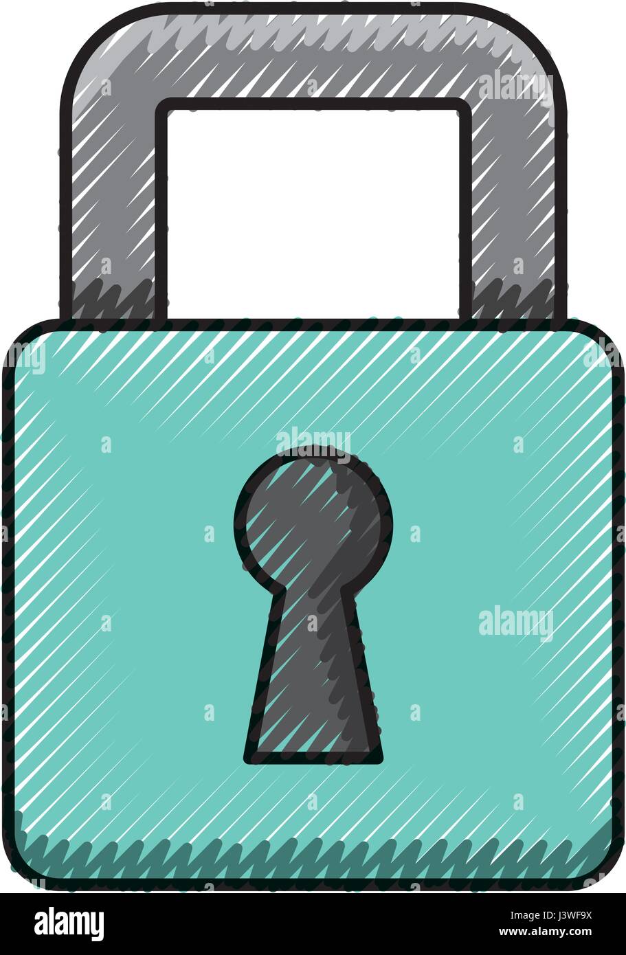 safe secure padlock icon Stock Vector Image & Art - Alamy