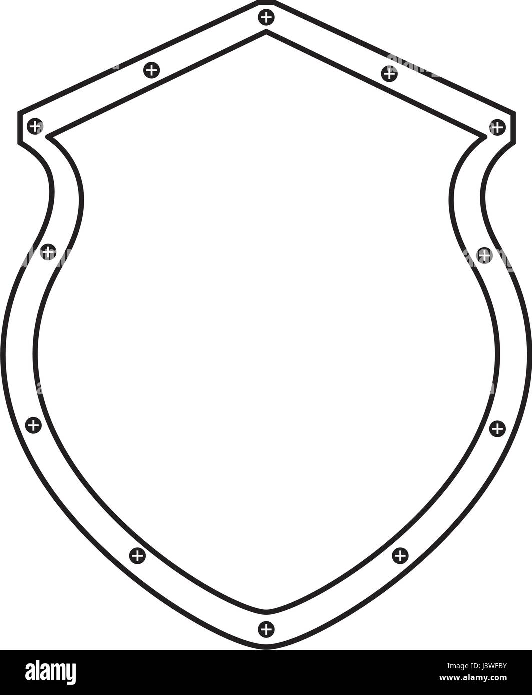 security shield isolated icon Stock Vector Image & Art - Alamy