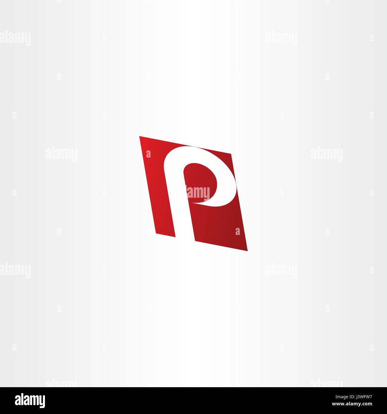 logotype letter p red logo vector element company name Stock Vector Image &  Art - Alamy