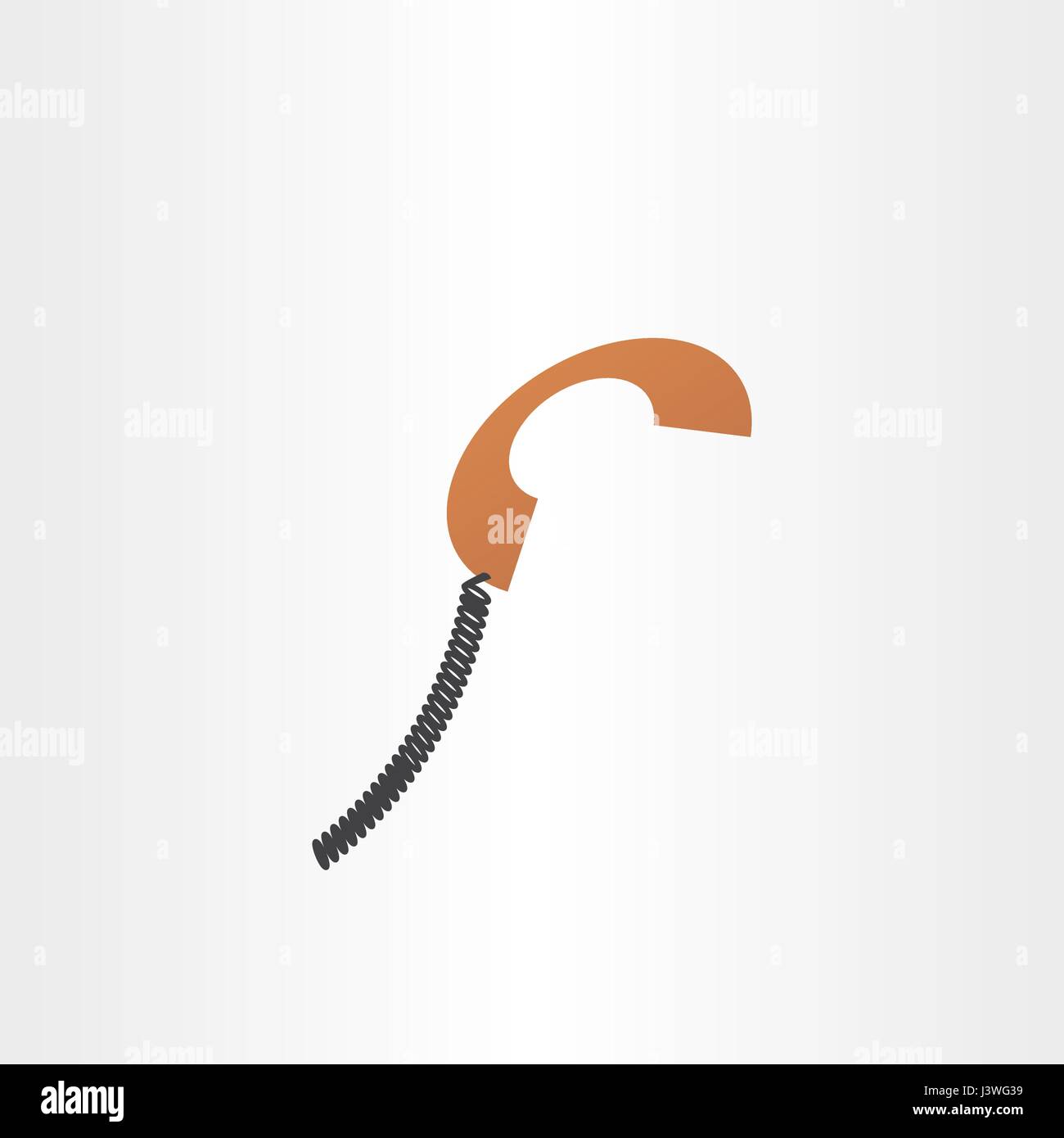 Handset vector vectors hi-res stock photography and images - Alamy