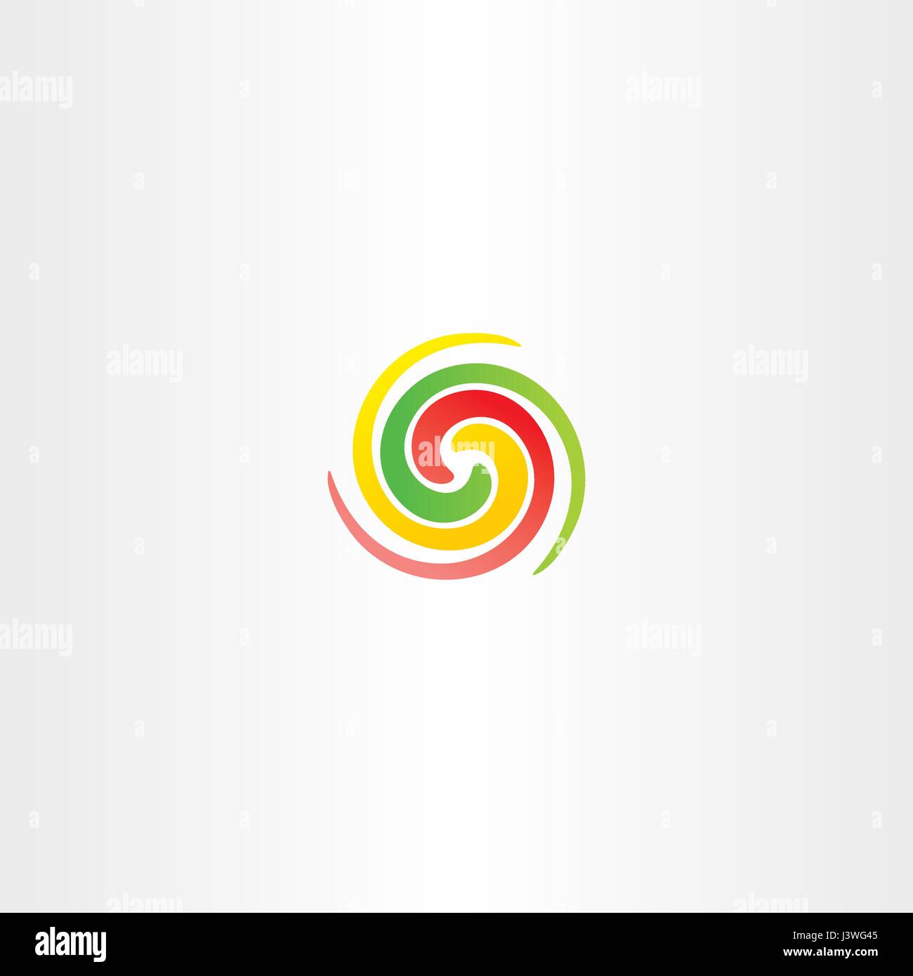 spiral circle colorful business abstract logo icon design Stock Vector ...