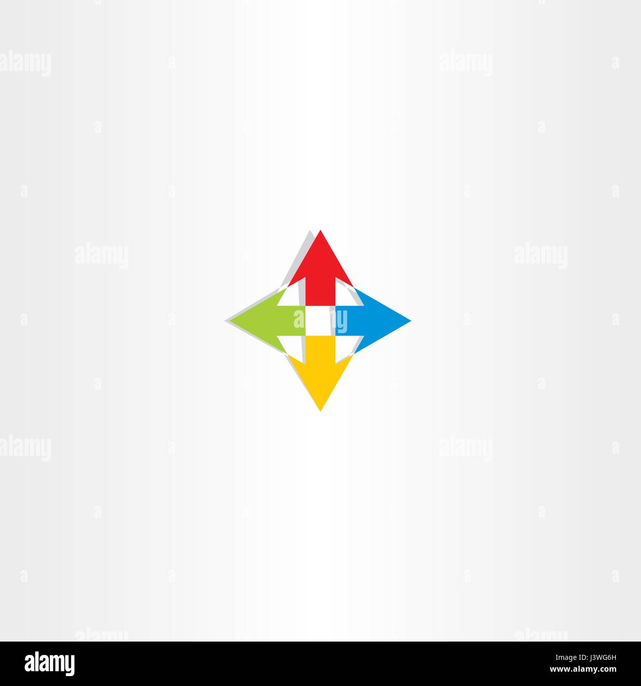 Left right up down Stock Vector Images - Alamy