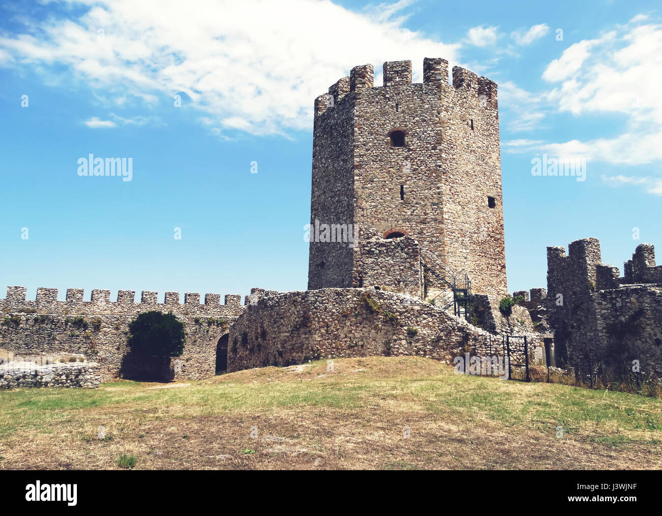 Castle of Platamon Stock Photo - Alamy