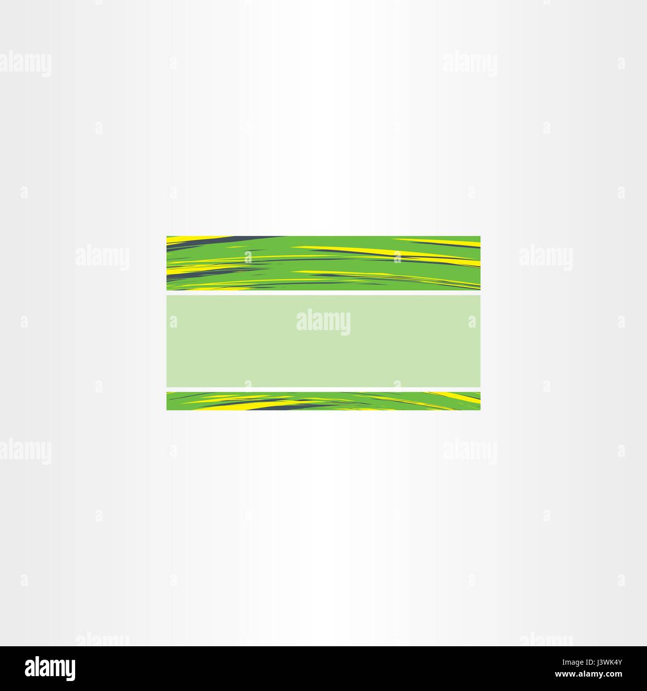 abstract green business card vector template background design Stock