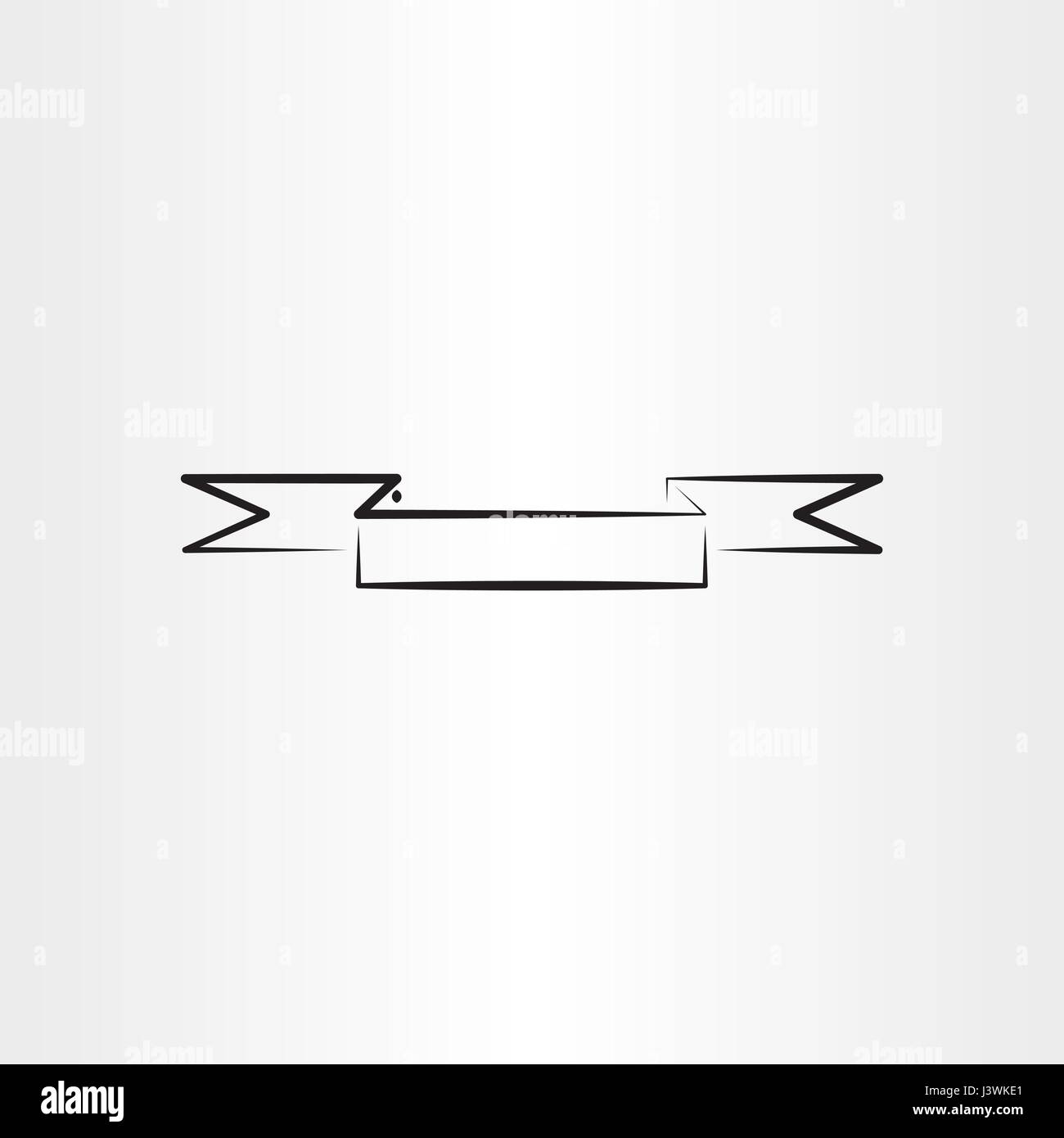 Banner ribbon Black and White Stock Photos & Images - Alamy