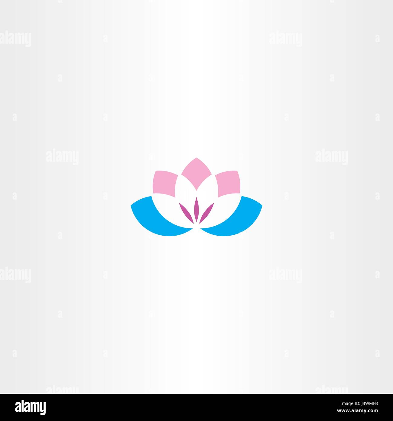 flower lotus logo icon vector Stock Vector