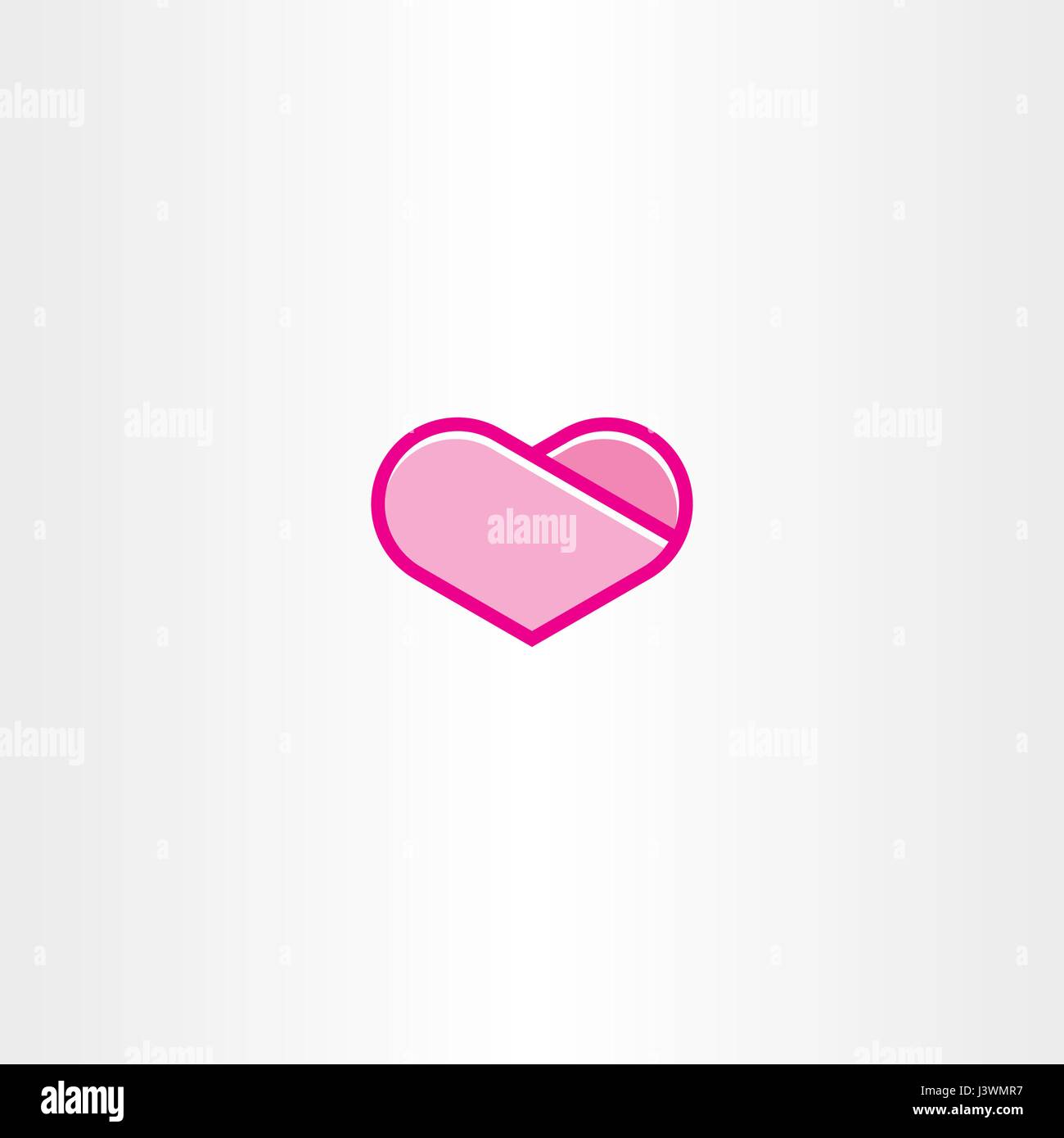 heart clipart illustration vector Stock Vector Image & Art - Alamy