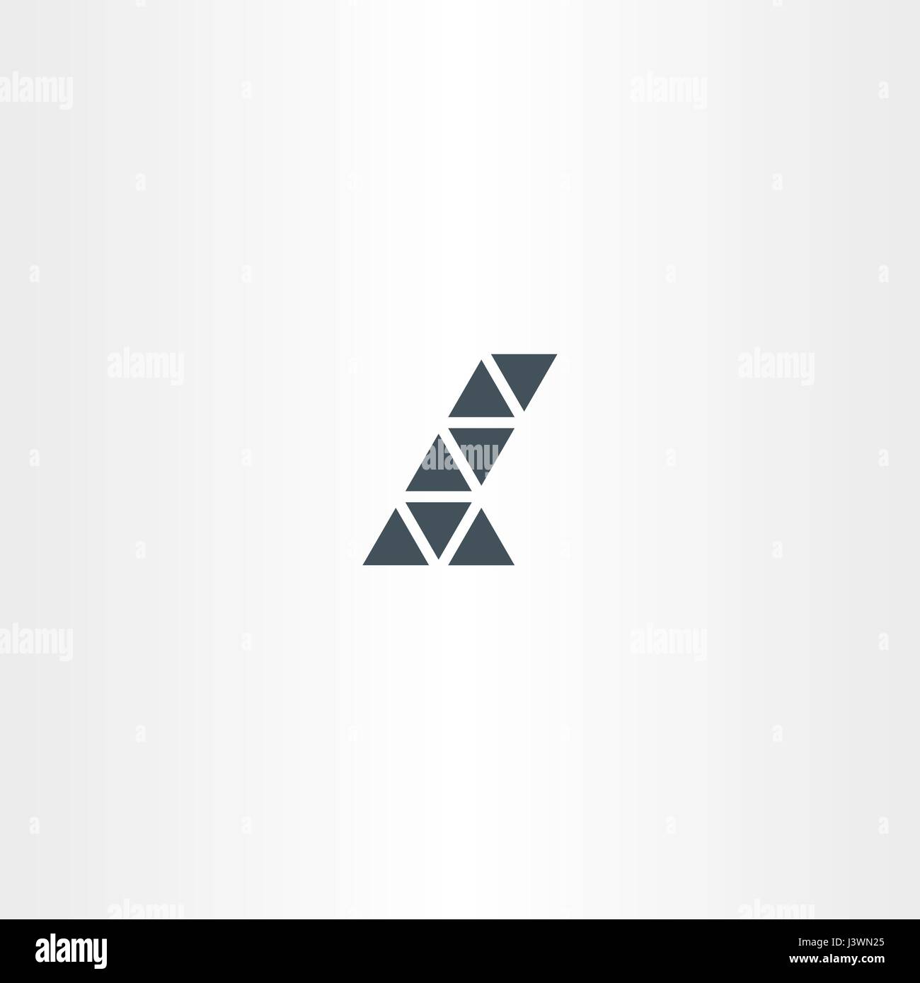 letter l triangles icon vector symbol design Stock Vector Image &amp; Art - Alamy