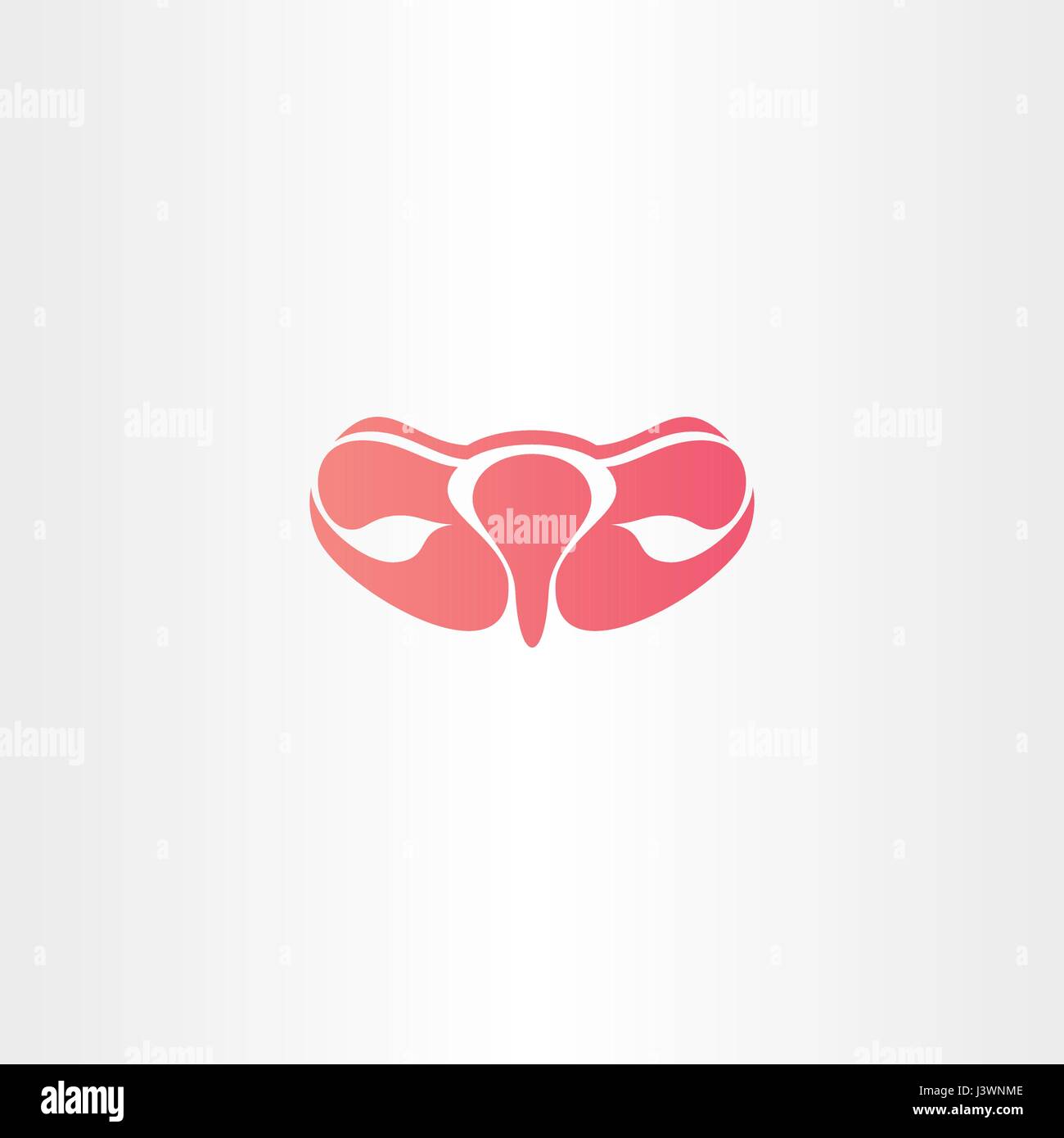 ovary icon logo vector symbol design Stock Vector