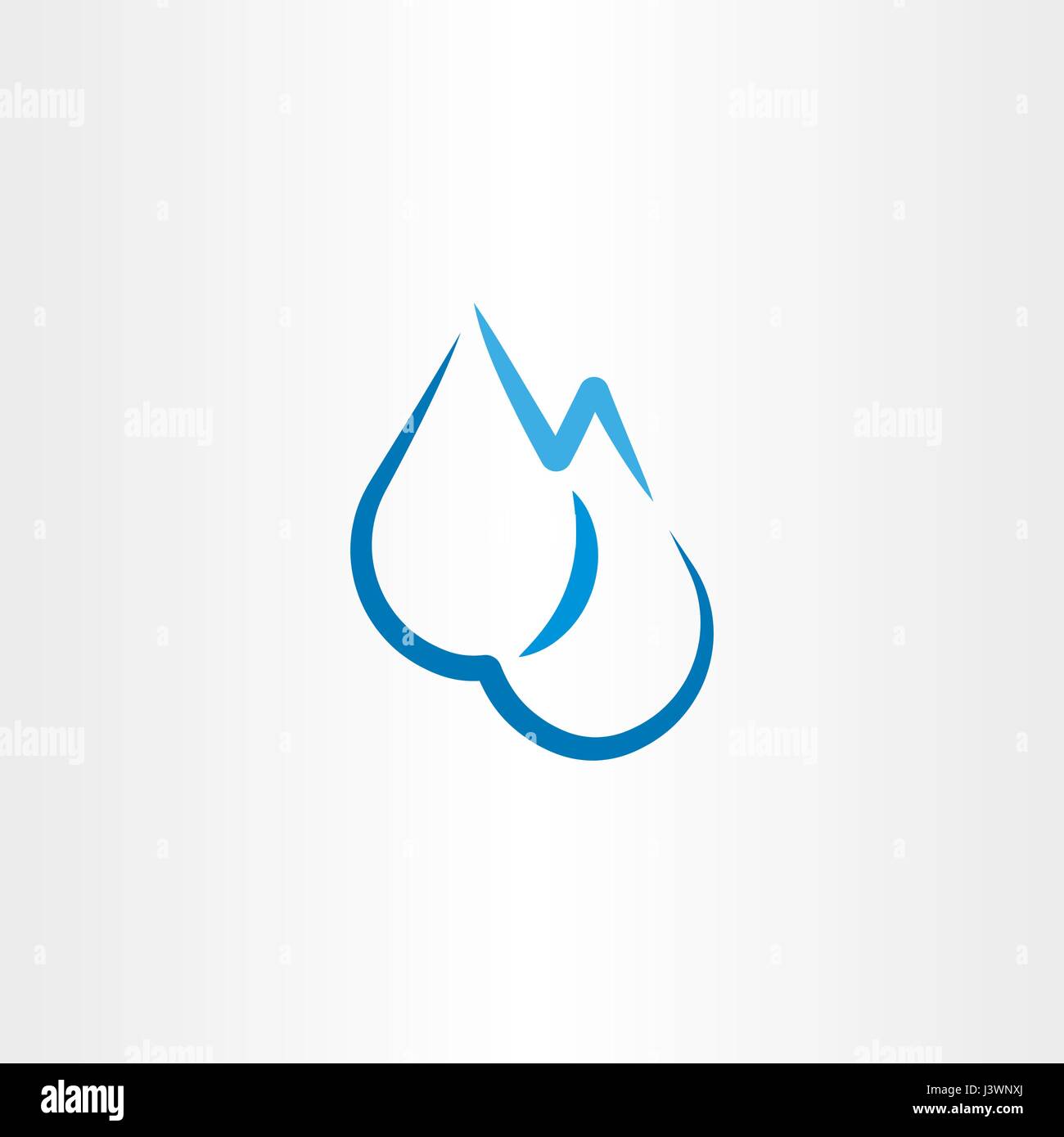 rain water drop icon vector sign Stock Vector Image & Art Alamy