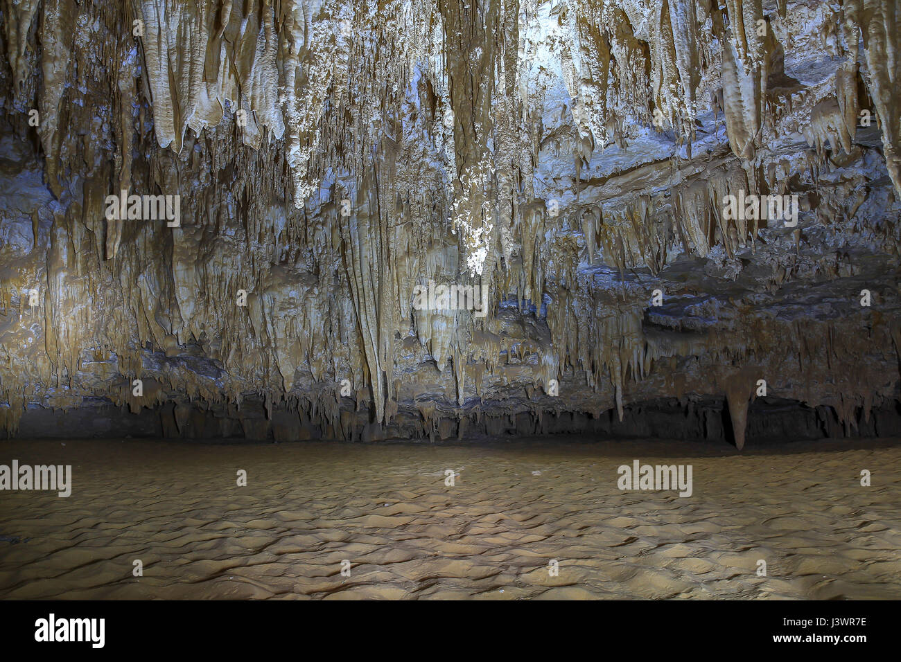 Underground cave Stock Photo